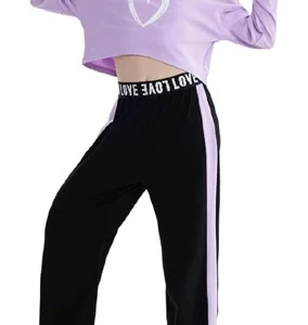 Girls 3 Piece Outfits Graphic Crop Top Camisole and Sweatpants Set Summer Workout Shirt Tank and Pants Overalls